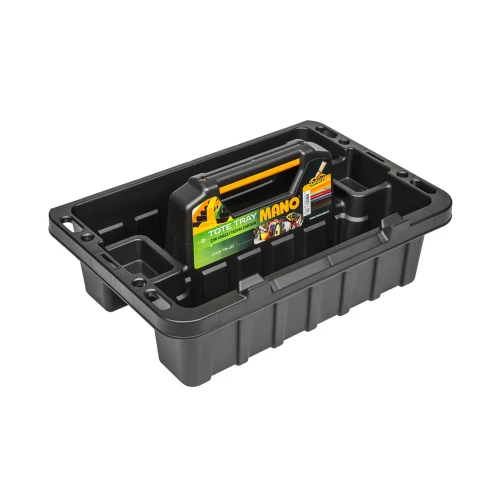 صندوق منظم أدوات محمول مانو أسود 20 انش